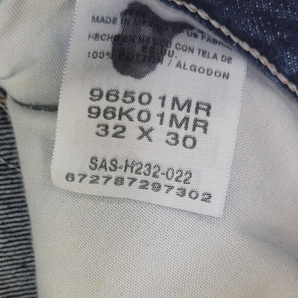 Wrangler Blue Jeans | Size 32x30 | Straight Leg | Relaxed Fit | Classic Men’s De - Picture 8 of 8